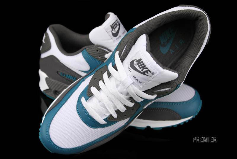 Nike Air Max 90 White Midnight Fog Lush Teal 325018-059 (6)