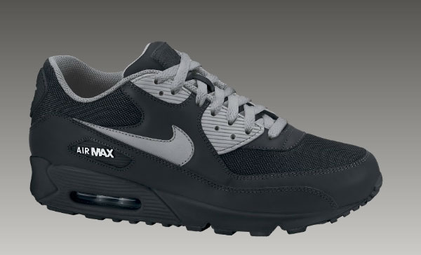 Nike Air Max 90 Black Medium Grey White Complex