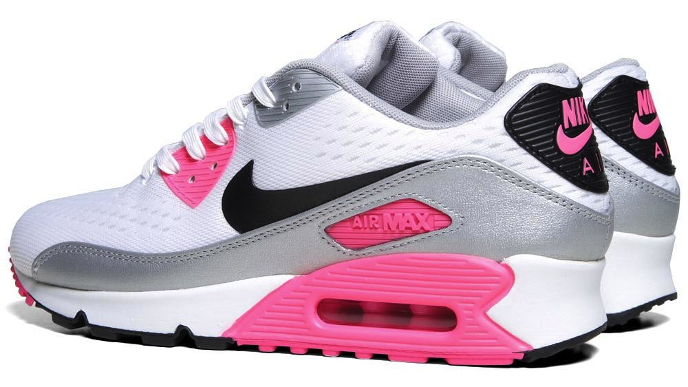 Nike air max 90 2025 womens black flash pink