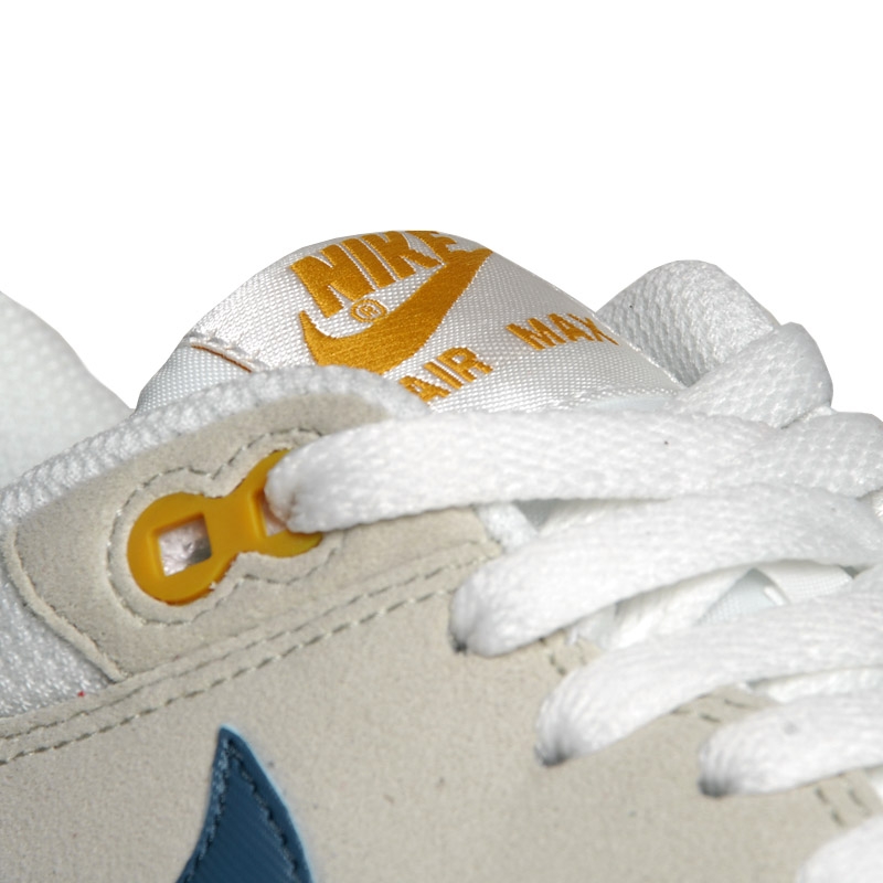 Nike Air Max 1 - Summit White / Shaded Blue / Sandtrap | Sole Collector