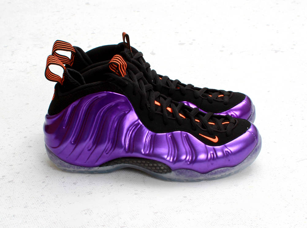 purple and orange foamposites