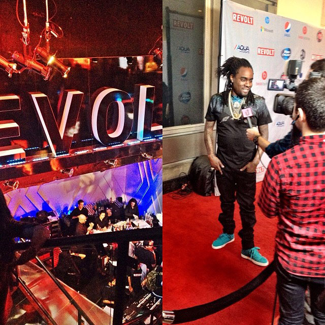 Wale wearing Christian Louboutin Louis Pik Pik Flat Riviera