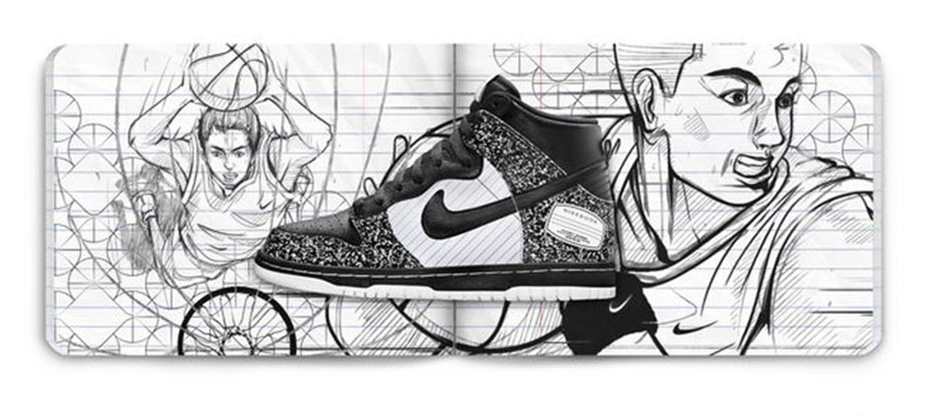 nike dunks notebook edition