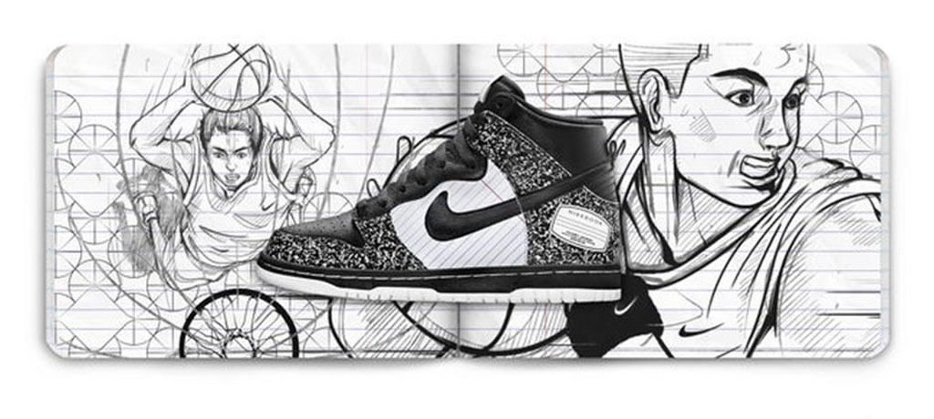 nike notebook dunks