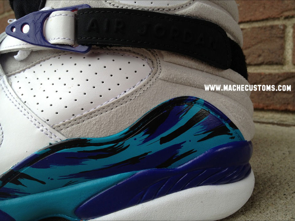 Air Jordan VIII 8 "Aqua Home" by Mache Custom Kicks (3)