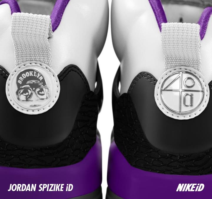 Jordan Spiz'ike NIKEiD White Black Purple (3)