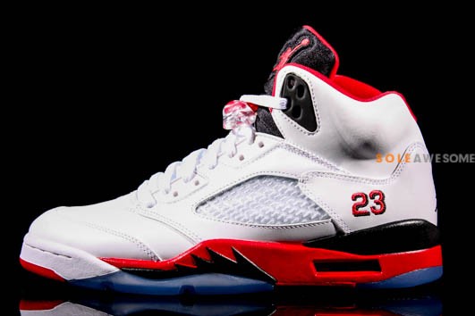 air jordan v retro fire red