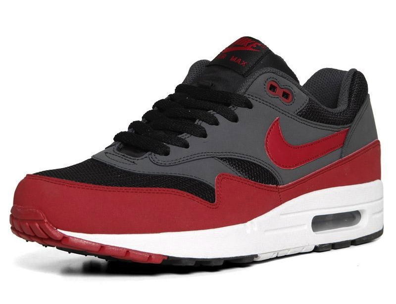 air max 1 grey red