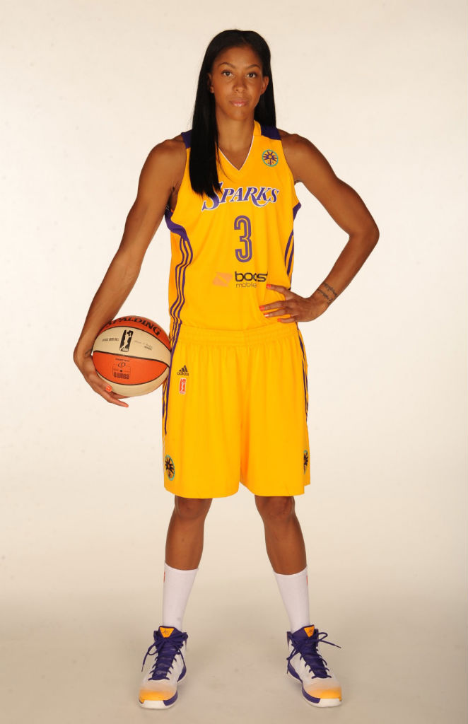Candace Parker wearing adidas Crazy Fast PE
