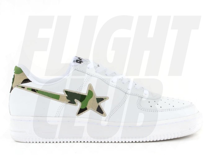 bapesta white camo