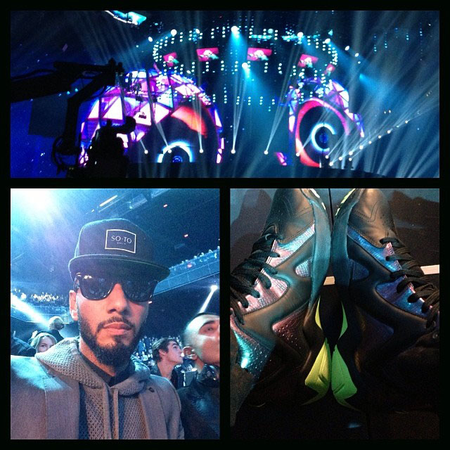 Swizz Beatz Wears Reebok Kamikaze 2 Year of the Snake (3)