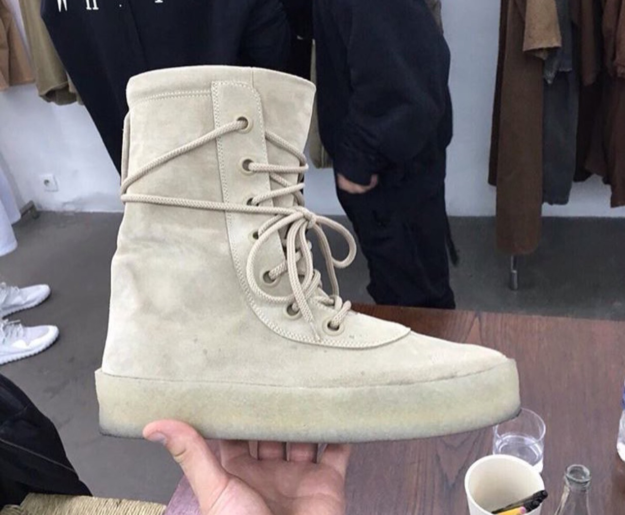 first yeezy boots