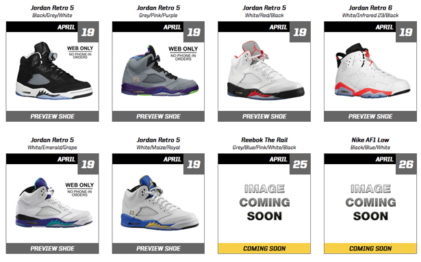 Jordan retro sale eastbay