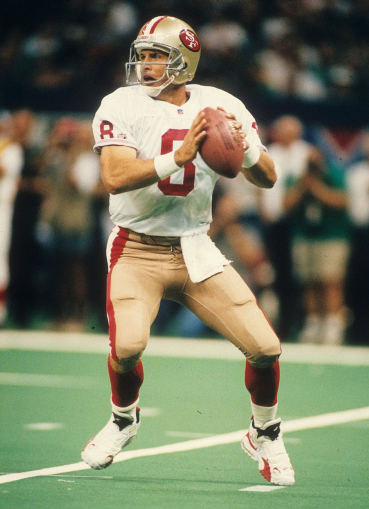 Steve Young wearing Nike Air Max Speed Turf (1995)