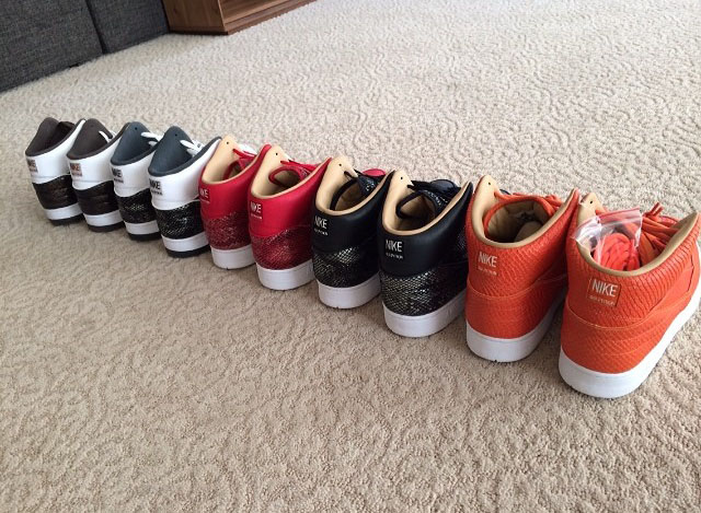 Wilson Chandler Picks Up Nike Air Python Collection