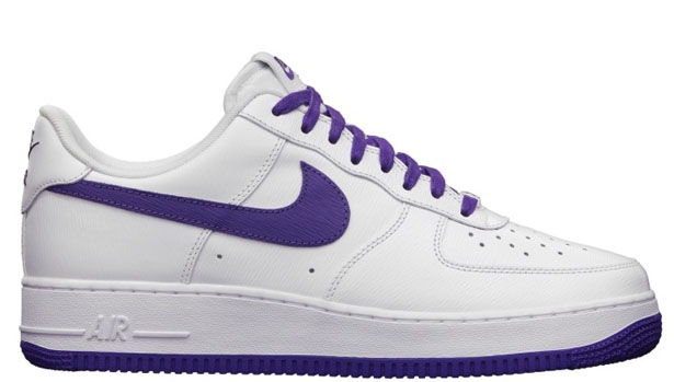 purple and grey air force 1