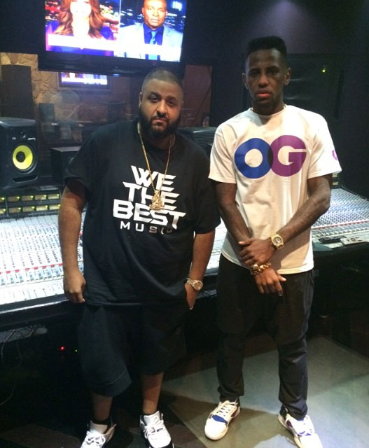 Fabolous wearing Nike Air Flight Huarache; DJ Khaled wearing Air Jordan XI 11 Low Concord