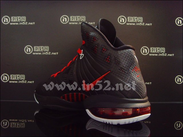 Nike Air Max LeBron 8 P.S. Black Red White 441946-001