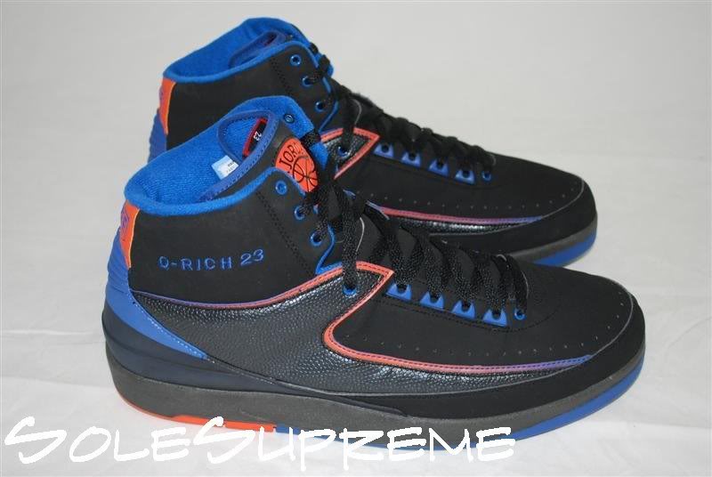 Quentin Richardson wearing Air Jordan II 2 New York Knicks Away PE (2)