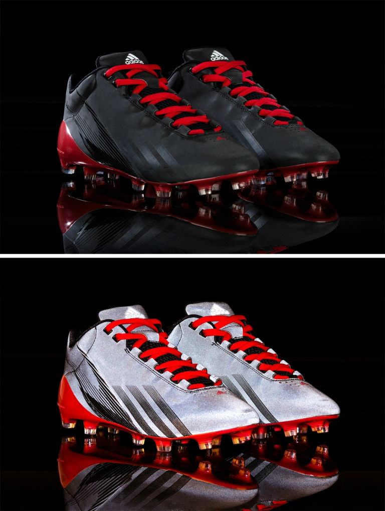 adidas adiZero Smoke Spotlight Cleats for Wisconsin vs. Nebraska (1)