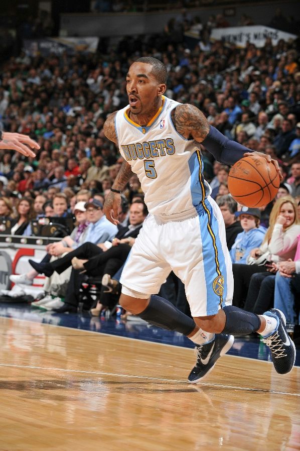 J.R. Smith wearing the Nike Zoom Kobe VI iD