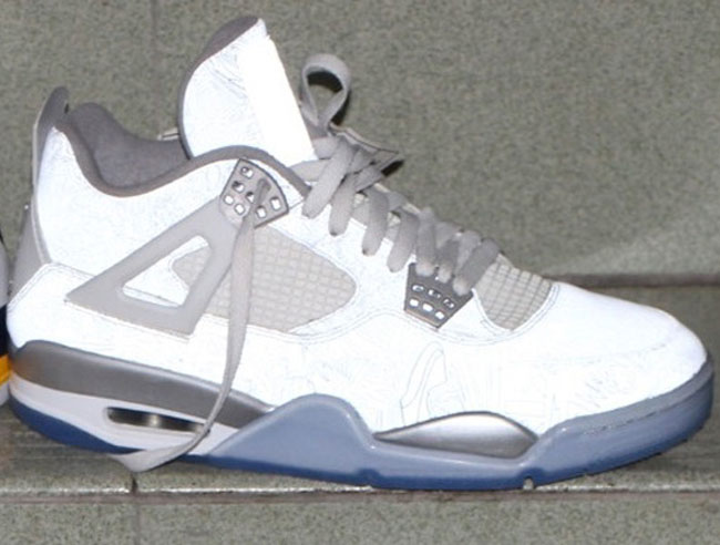 The Latest Photos of the Reflective 'Laser' Air Jordan 4 | Complex