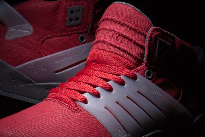 Supra skytop 3 on sale red