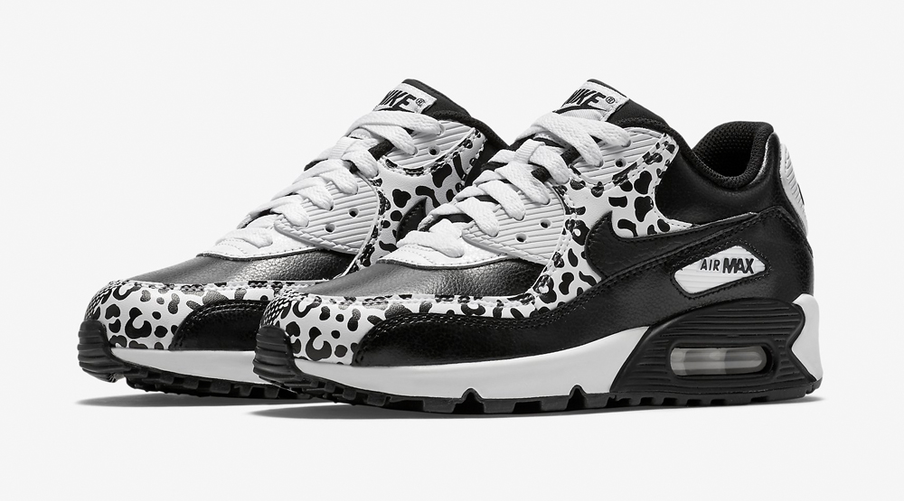 black and white cheetah print nikes