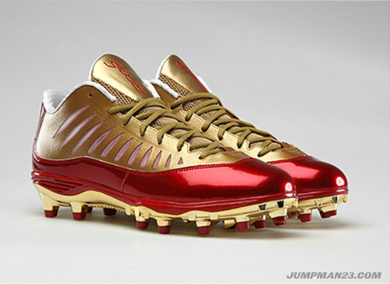 Jordan Super.Fly PE Cleats Michael Crabtree San Francisco 49ers (1)