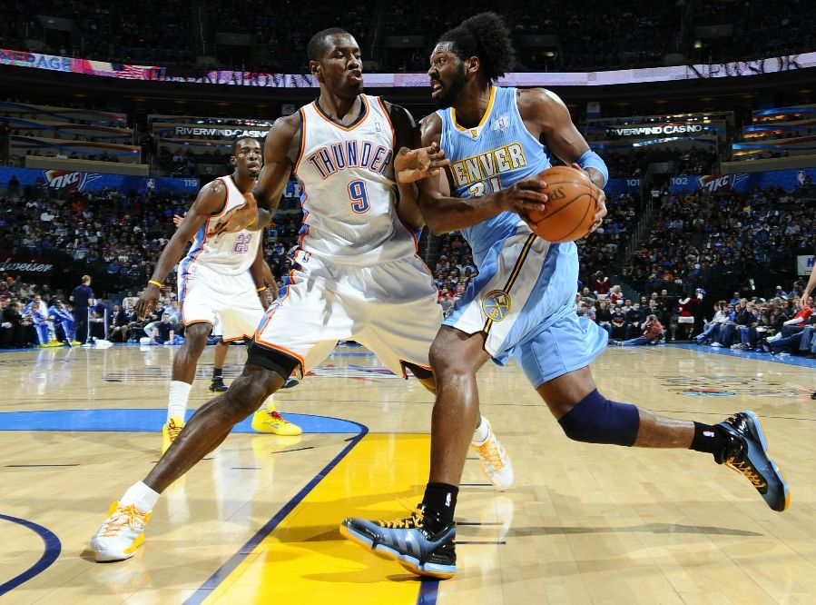 Nene wearing the adidas TS Heat Check