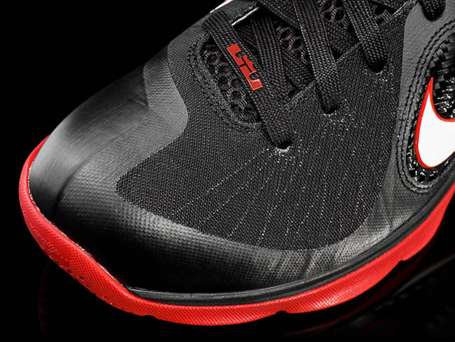 Nike LeBron 9 Black White Sport Red 469764-003 B