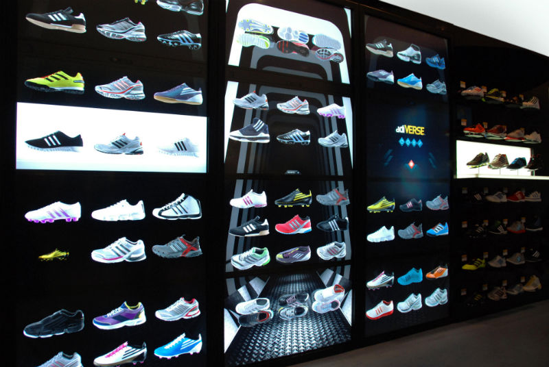 adidas adiVerse Virtual Shopping Wall