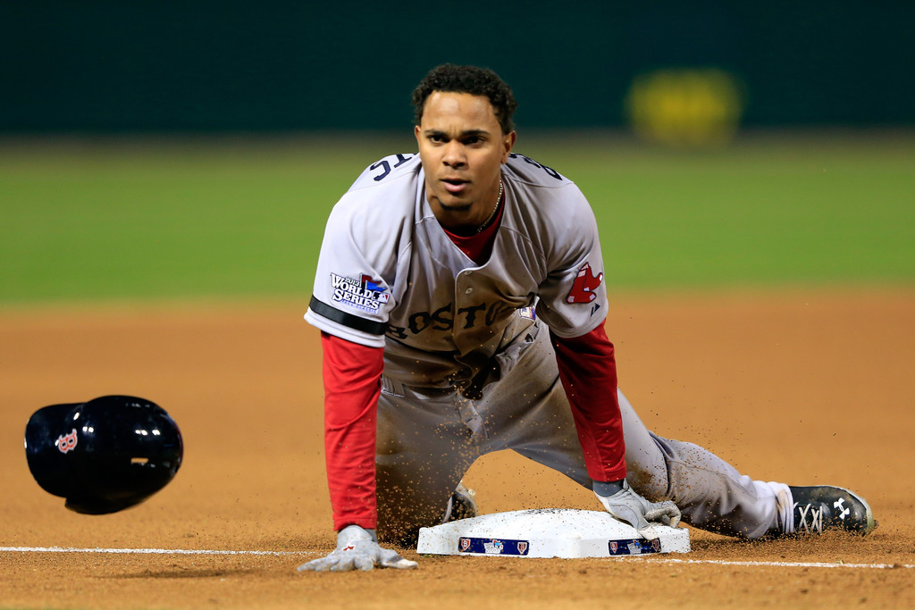 Xander Bogaerts in the Under Armour Spine