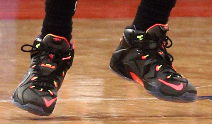 LeBron James wearing 'Data' Nike LeBron 12 (7)