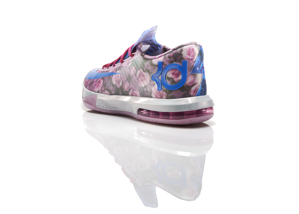 Nike KD 6 Aunt Pearl heel