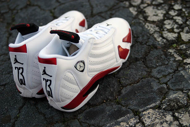 red white jordan 14