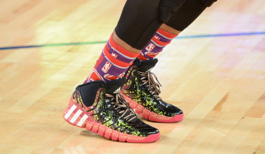 Damian Lillard wearing adidas Crazyquick 2 All-Star