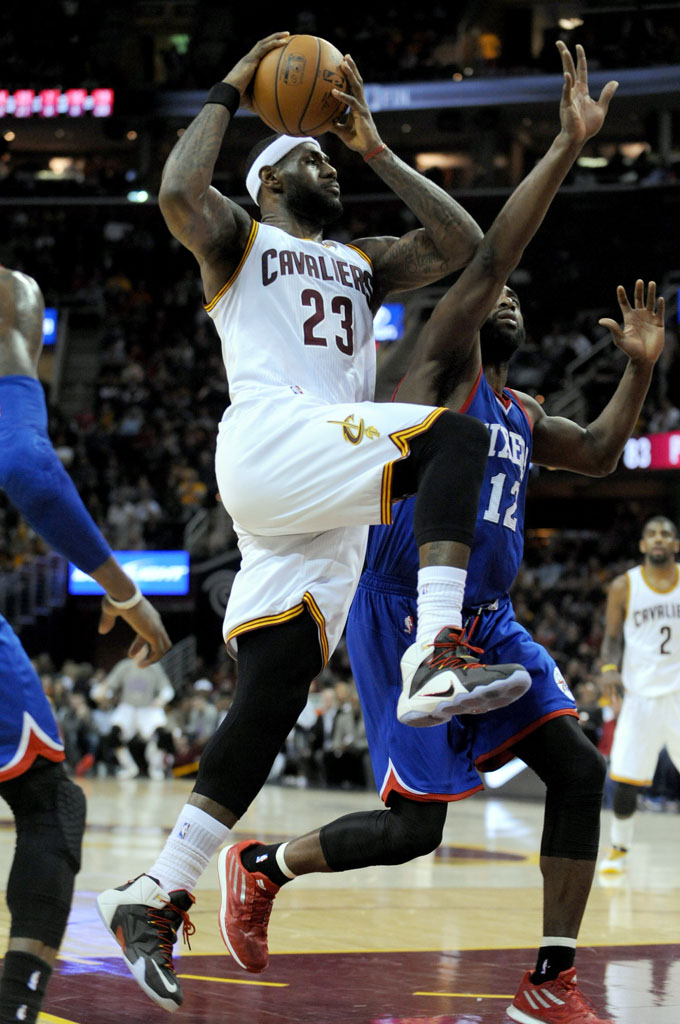 SoleWatch: Up Close With LeBron James' Red/Yellow Nike LeBron 12 PE