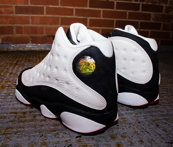 Jordan 13 retro white and clearance black