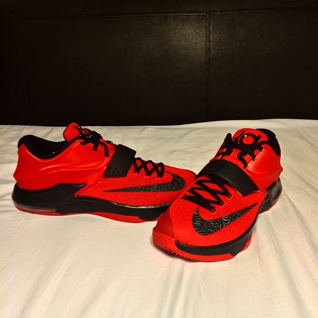 NIKEiD KD VII 7 Red/Black