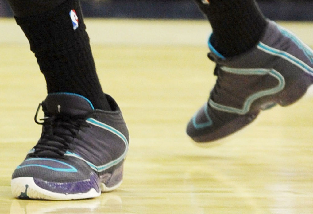 Michael Kidd-Gilchrist's Air Jordan XX9 'Hornets Away' PE (2)