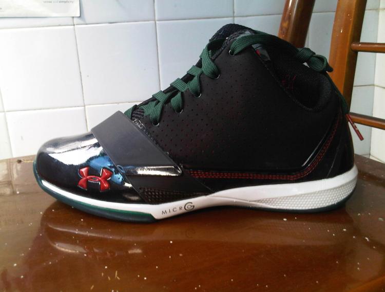 Under Armour Micro G Black Ice Black Green Red 