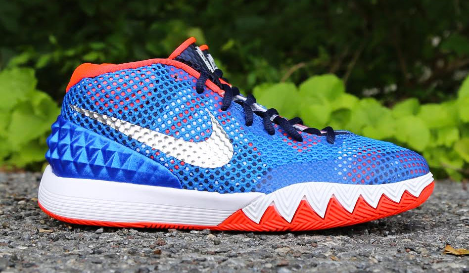 kyrie 1 red white