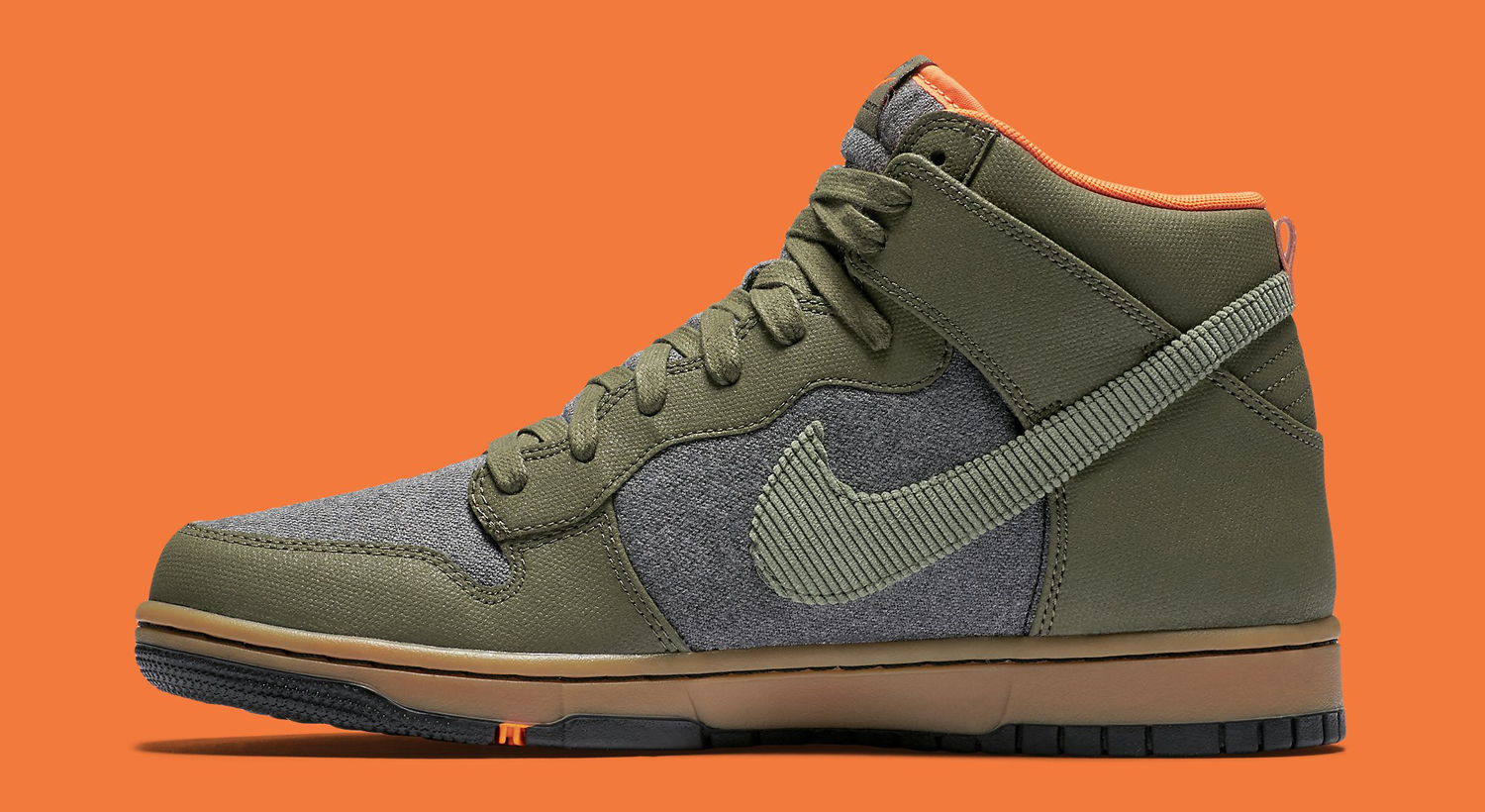 nike dunk high olive