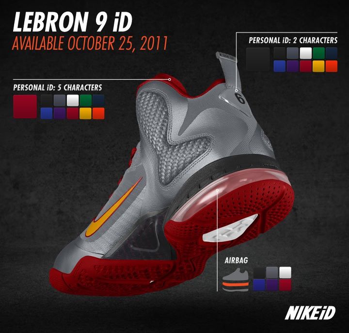 Nike LeBron 9 NIKEiD Mock-Ups