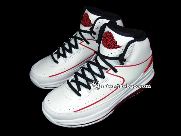 Air Jordan 2 Max White Black Varsity Red 455616-100