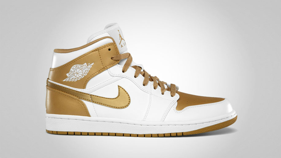 Air Jordan 1 Phat - White/Metallic Gold 