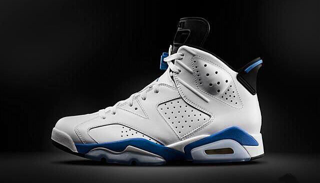 Air Jordan VI 6 Sport Blue Release Date 384664-107