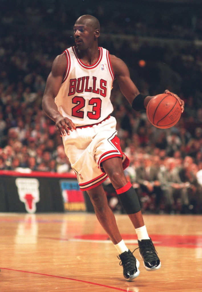 michael jordan wearing space jams