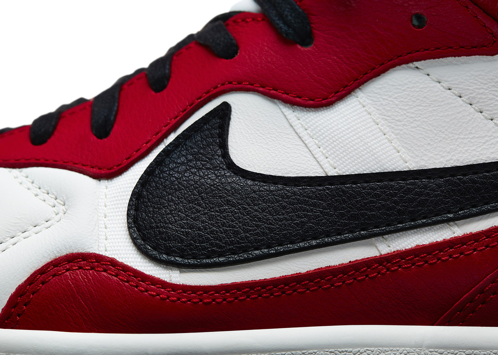Marco Materazzi x Nike Tiempo 94 Air Jordan in White Red Detail